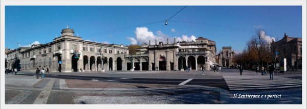 Sentierone em Bergamo