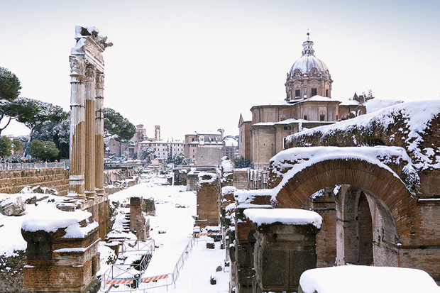 Fotos da neve em Roma 7 neve em roma