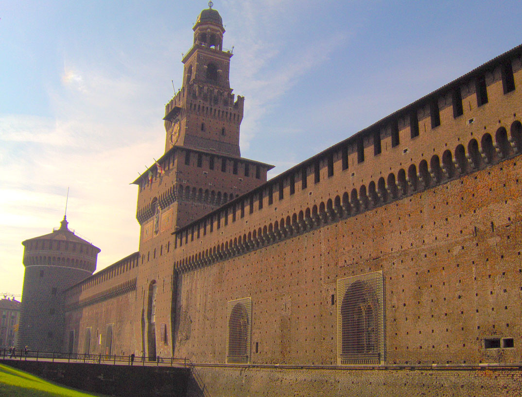 O Castello Sforzesco em Milão