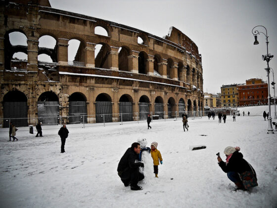 Nieve En Roma Fotos da neve em Roma - BRASIL NA ITALIA