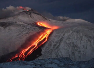 Etna em erupção