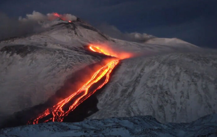 Etna em erupção