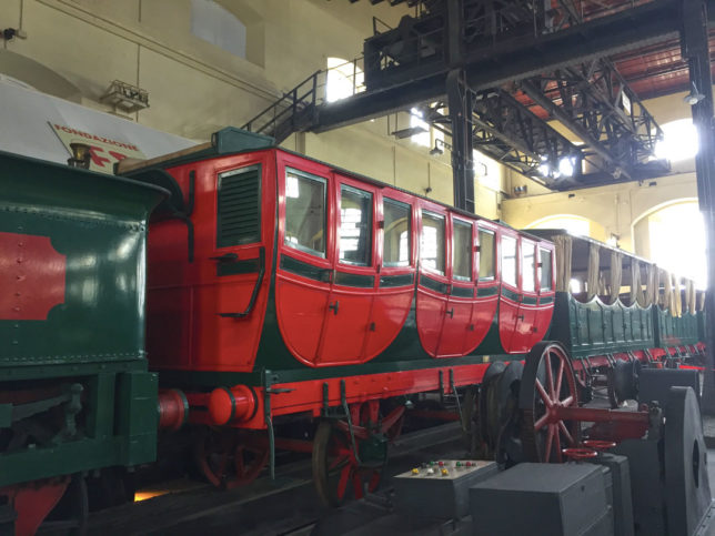 O museu ferroviário de Pietrarsa