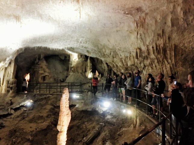 Parque das Grutas de Postojna na Eslovênia 4 Nossa visita guiada dentro da Gruta de Postojna na Eslovênia