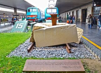 obra na estação Santa Maria Novella