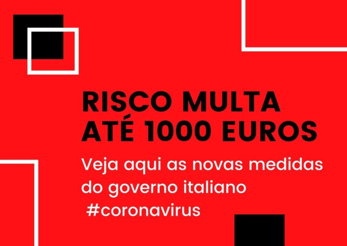notícias coronavirus italia decreto máscara 08/10/2020