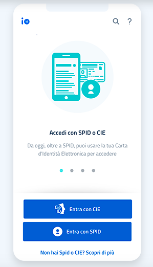 configuração app io governo italiano