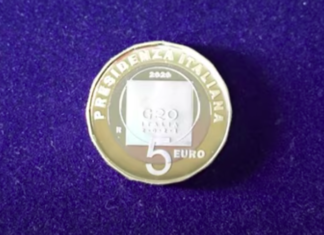moeda 5 euros G20
