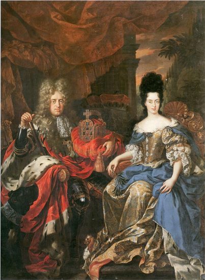 791px Jan Frans van Douven Doppelbildnis Johann Wilhelm von der Pfalz und Anna Maria Luisa de Medici 1708