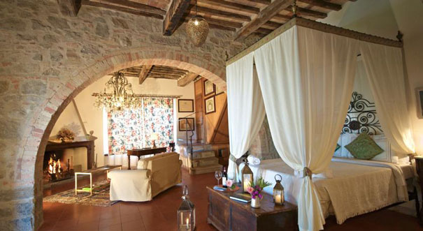 hospedagem na Toscana - hotéis no interior da Toscana com quarto lindo