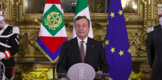 novo presidente Mario Draghi
