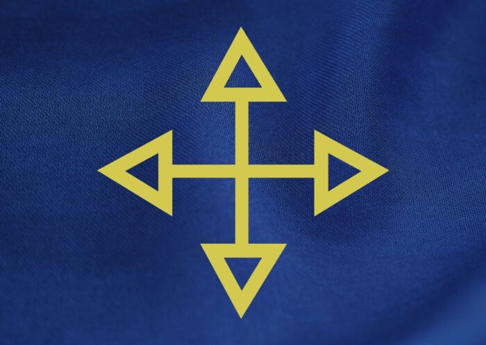 quando é possível sair do estado na Italia - imagem de flechas indicam direções norte, sul, leste, oeste