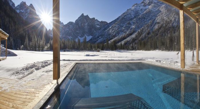 Italia hotel na montanha com piscina externa italia