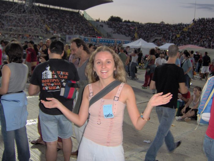 Barbara Bueno show Vasco Rossi 2005