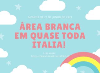 Italia em área branca