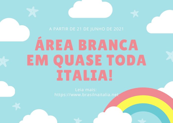 Italia em área branca