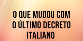 o que mudou em relação a entrada de brasileiros na Italia com o último decreto de 28/08/2021