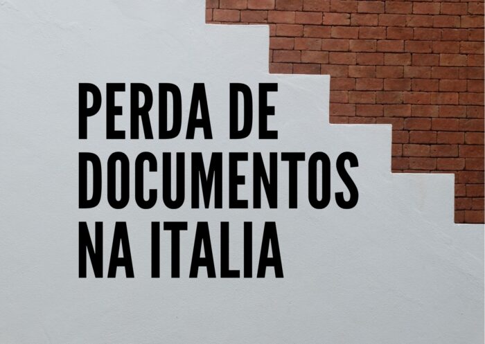 perda de documentos na Italia