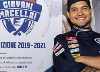 Douglas Roosevelt Sena Jr melhor açougueiro da Italia