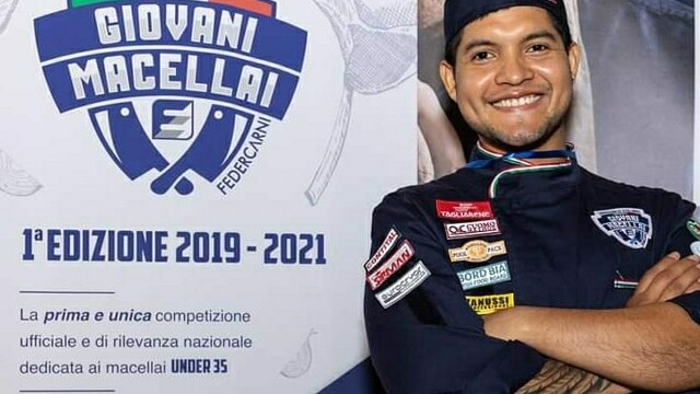 Douglas Sena melhor açougueiro da Italia