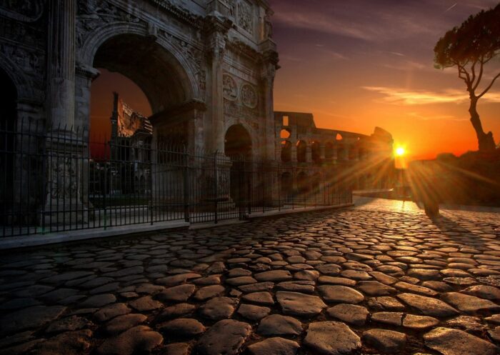 Artigo Desejos de Ano Novo - Foto de Roma Antiga 