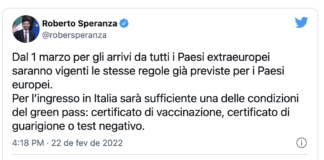 italia reabre ao turismo a partir de 1º de março de 2022