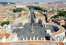 Bistrô no teto de São Pedro: projeto em sigilo pode virar atração em 2026 Vista da cúpula da Basílica de S. Pedro