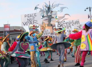 carnaval da paz em Viareggio Italia