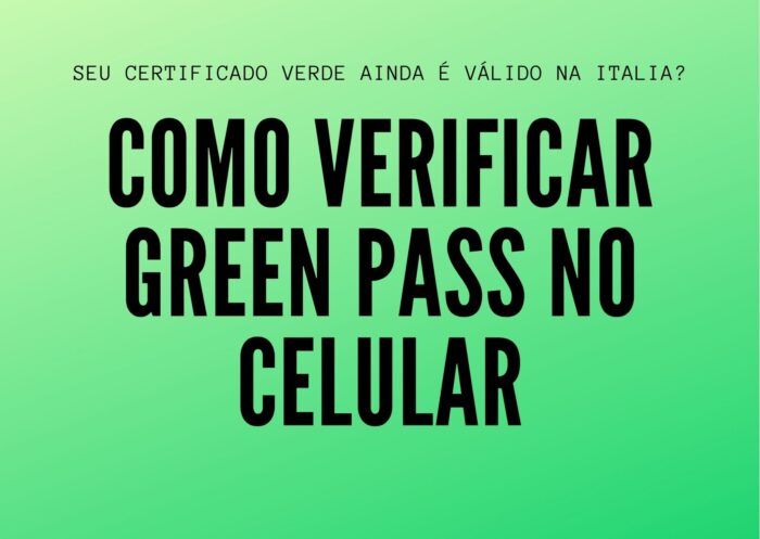 como verificar green pass no celular