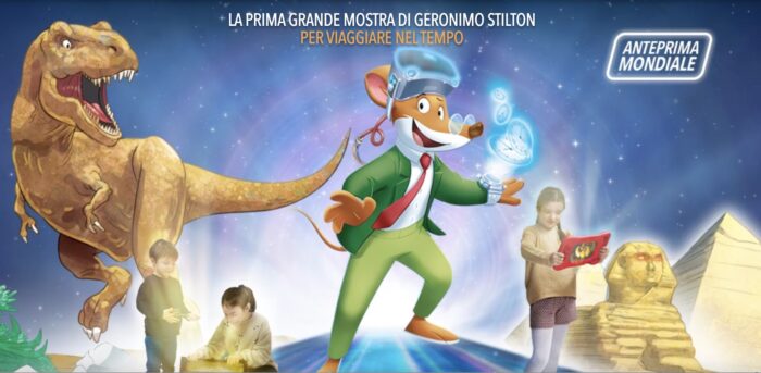mostra de Geronimo Stilton em Milão