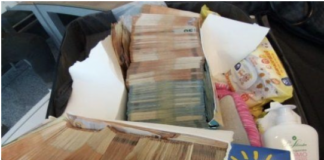 controle financeiro no Aeroporto Malpensa em Milão