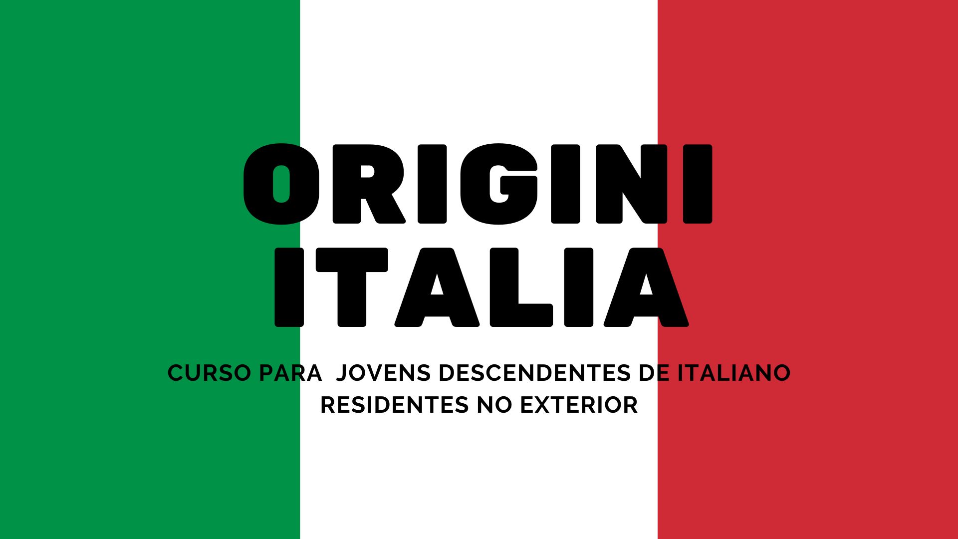 Está de volta Origini Italia 2023/2024, curso para jovens descendentes ...