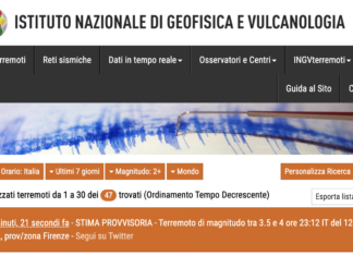terremoto em Florença 12/05/2022