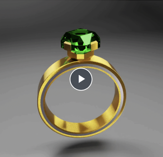 "Ring of Freedom #3 Point Greenella" criado por TrueTen e vendido na Binance NFT