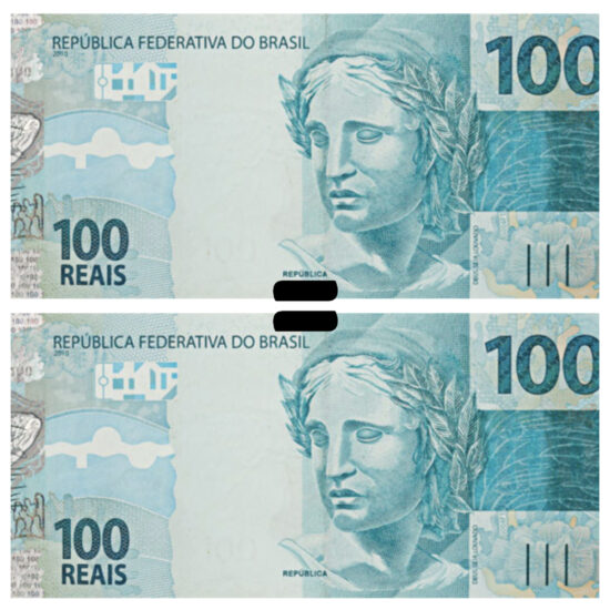 cem reais igual cem reais, dinheiro é fungível