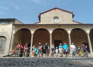 itinerário de bicicleta no Mugello