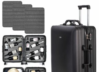 mala para transportar vinhos - levar vinho da Italia para o Brasil