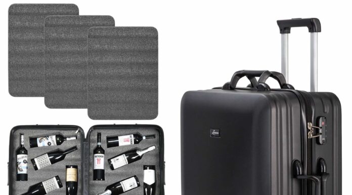 mala para transportar vinhos - levar vinho da Italia para o Brasil