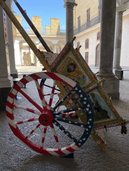Museo di arte contemporanea di Palazzo Belmonte Riso carro palermitano
