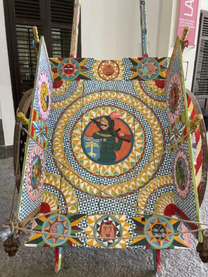 Museo di arte contemporanea di Palazzo Belmonte Riso carro palermitano revisitado