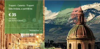 Voar de Trapani a Catania
