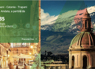 Voar de Trapani a Catania