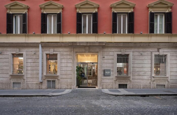 Entrada do Leonardo Boutique Hotel Rome Monti do grupo Leonardo Hotels
