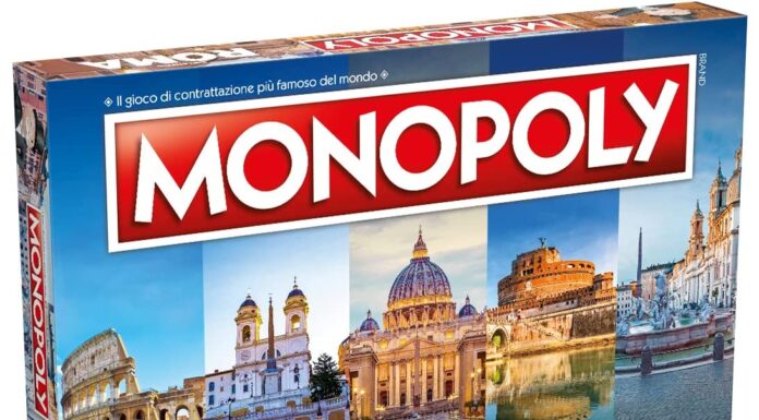 Monopoly Roma: jogue e descubra a capital italiana no tabuleiro Monopoly Roma caixa