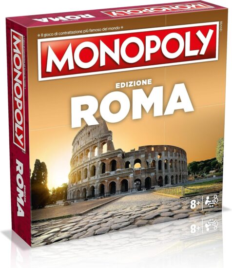 Monopoly Roma: jogue e descubra a capital italiana no tabuleiro 2 Caixa do jogo Monopoly Roma