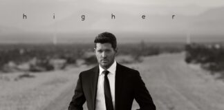 Show do Michael Bublé em Milão 2023, foto promocional do novo álbum Higher