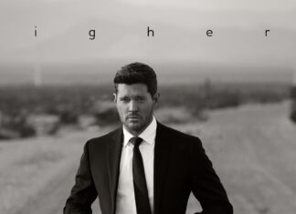 Show do Michael Bublé em Milão 2023, foto promocional do novo álbum Higher