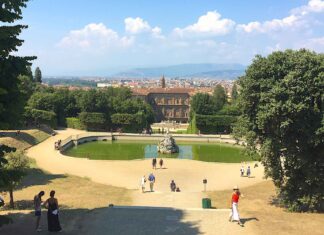 Palácio Pitti e Jardim de Boboli em Florença