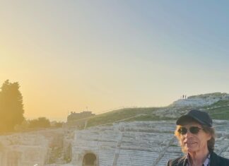 Mick Jagger na Sicilia