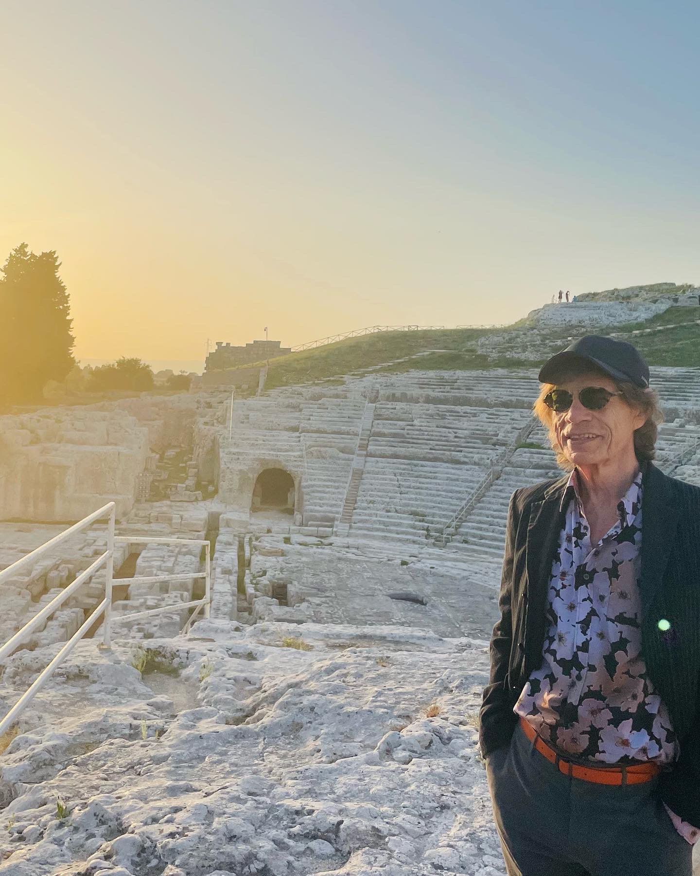 Mick Jagger na Sicilia